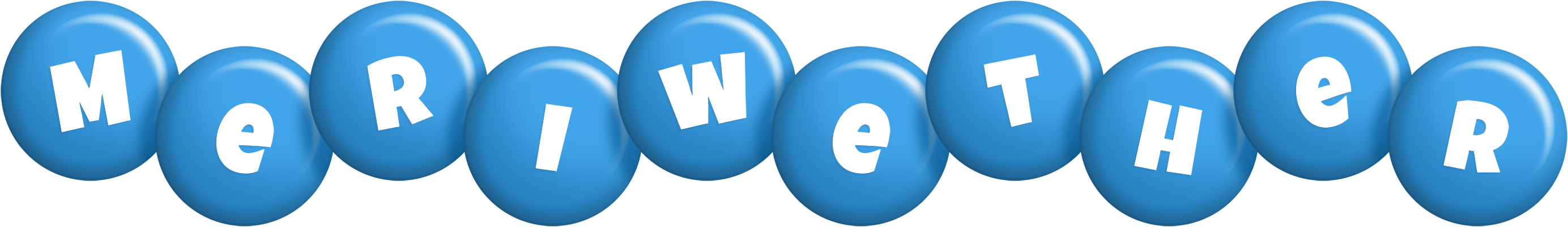 Meriwether candy-blue logo