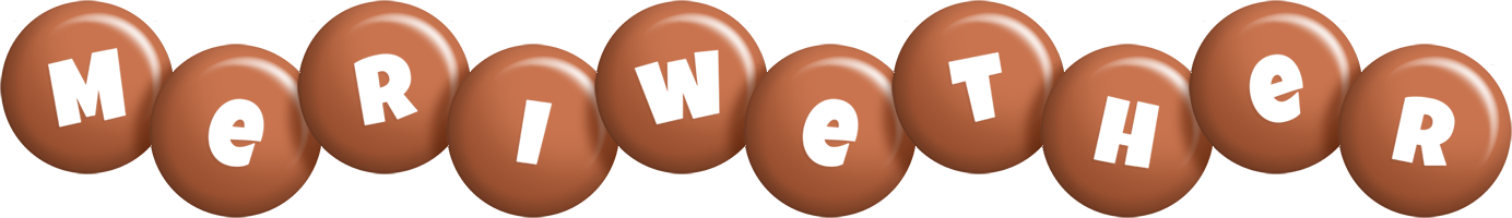 Meriwether candy-brown logo