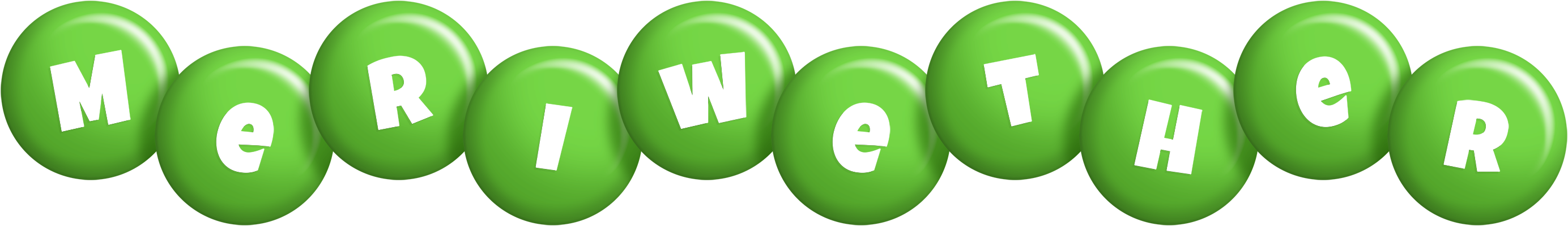 Meriwether candy-green logo