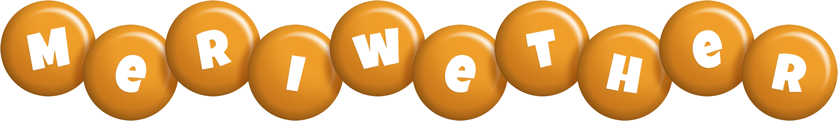 Meriwether candy-orange logo