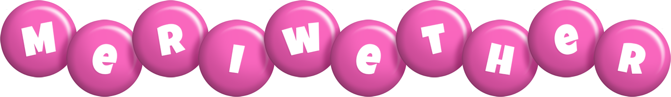 Meriwether candy-pink logo