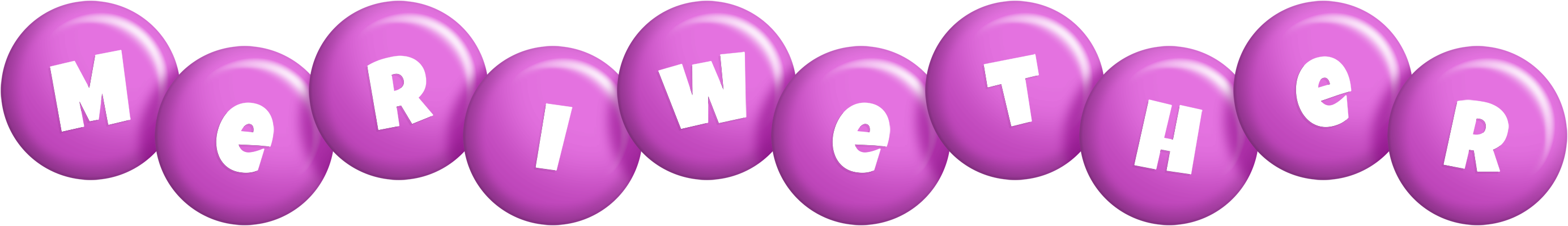 Meriwether candy-purple logo