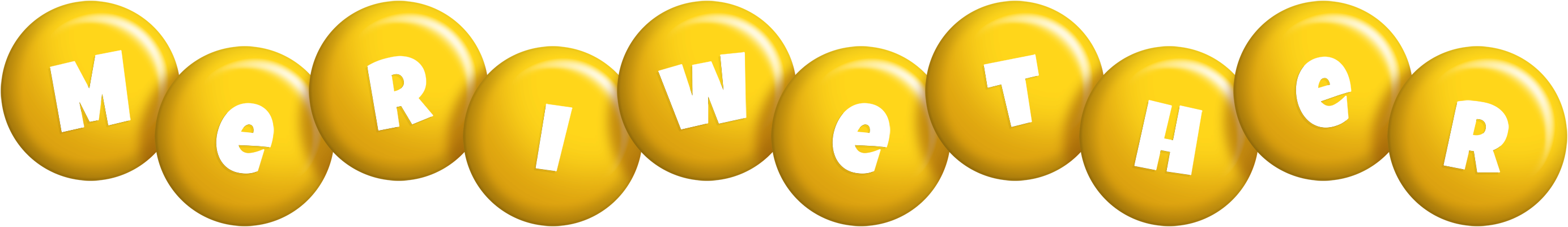 Meriwether candy-yellow logo