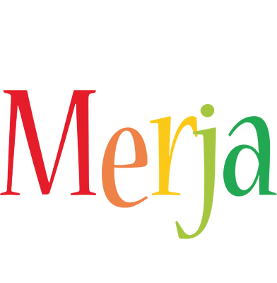 Merja birthday logo