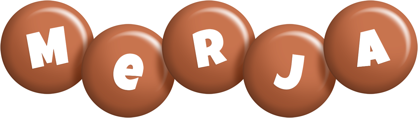 Merja candy-brown logo