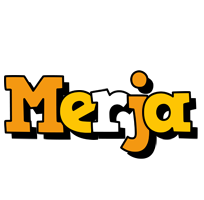 Merja cartoon logo