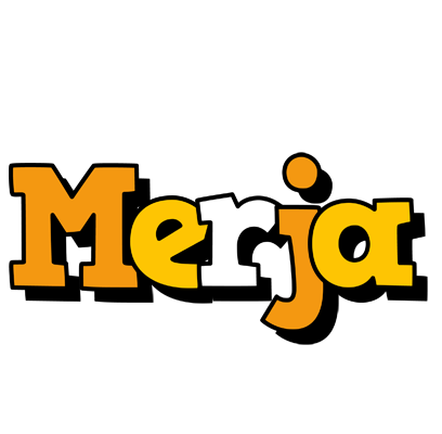 Merja cartoon logo
