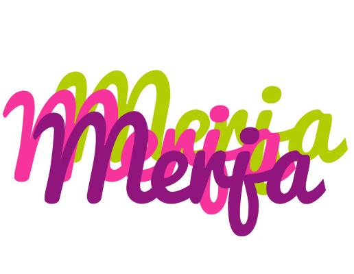Merja flowers logo
