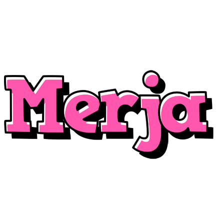 Merja girlish logo