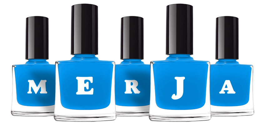 Merja glossy logo