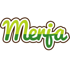 Merja golfing logo