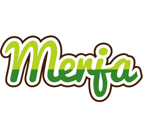Merja golfing logo