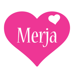 Merja love-heart logo