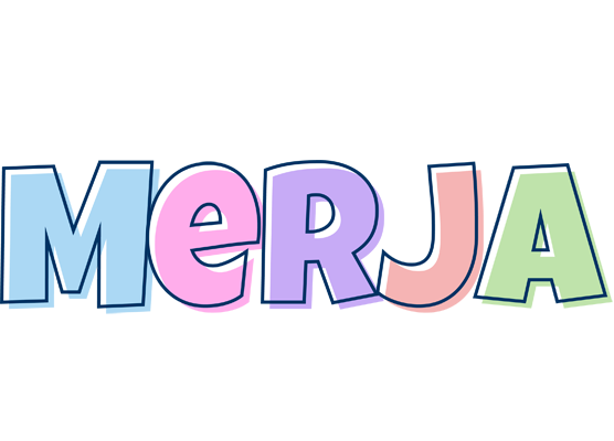 Merja pastel logo