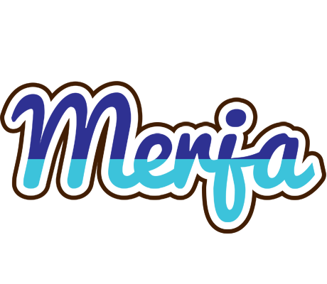 Merja raining logo