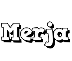 Merja snowing logo