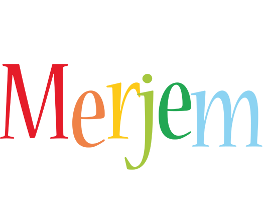 Merjem birthday logo