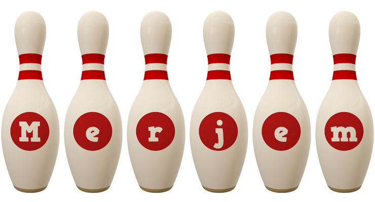 Merjem bowling-pin logo