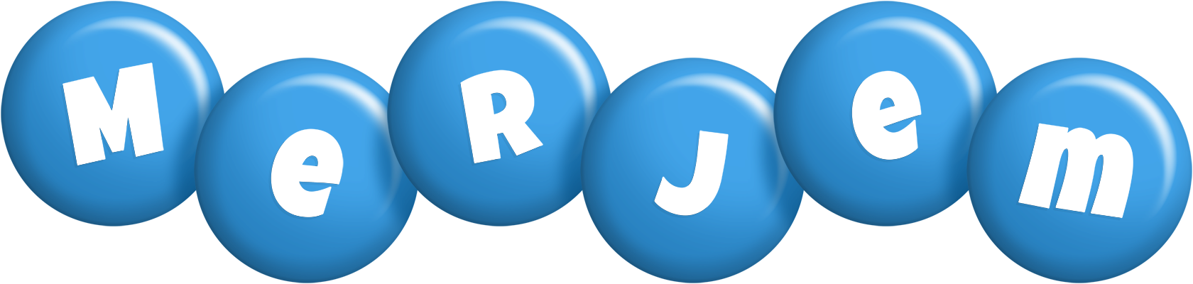 Merjem candy-blue logo