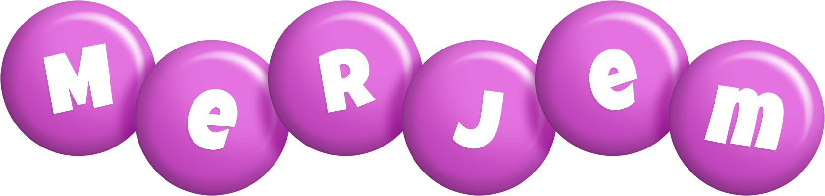 Merjem candy-purple logo