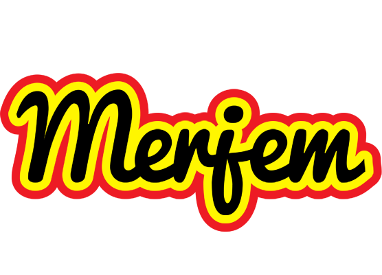 Merjem flaming logo