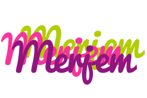 Merjem flowers logo