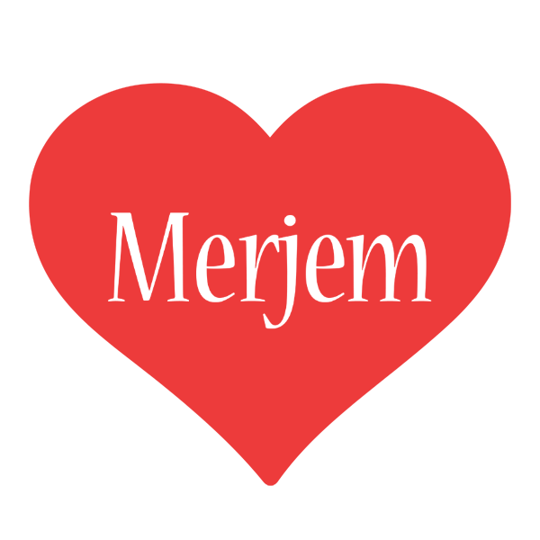Merjem love logo