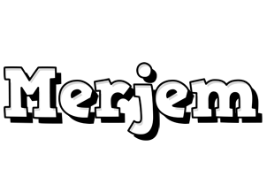 Merjem snowing logo