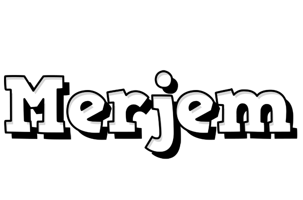 Merjem snowing logo