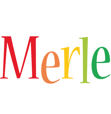 Merle birthday logo