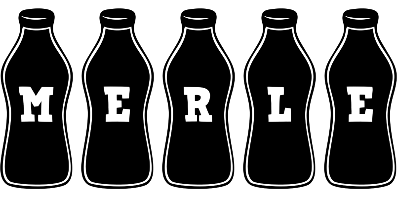 Merle bottle logo