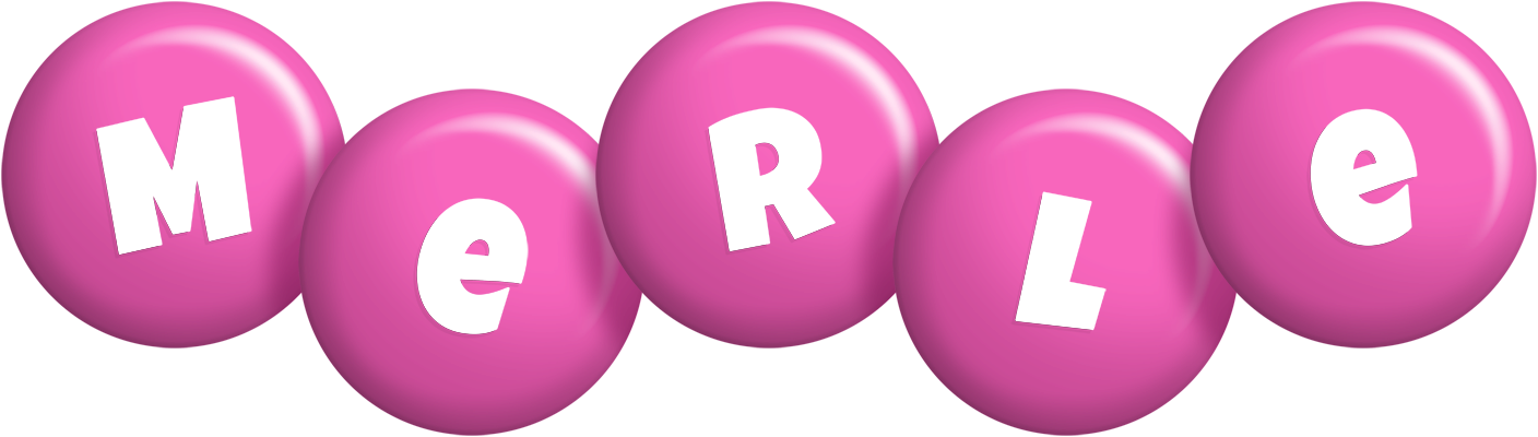Merle candy-pink logo