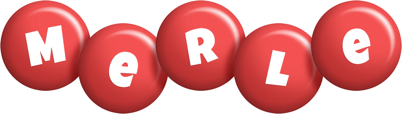 Merle candy-red logo