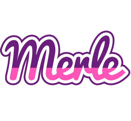 Merle cheerful logo