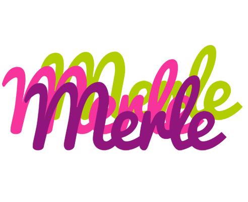 Merle flowers logo