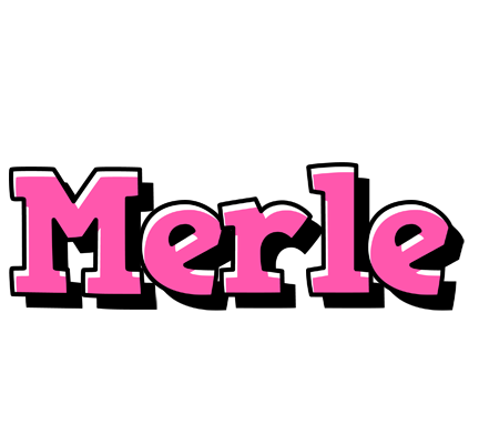 Merle girlish logo
