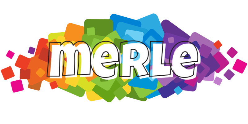 Merle pixels logo