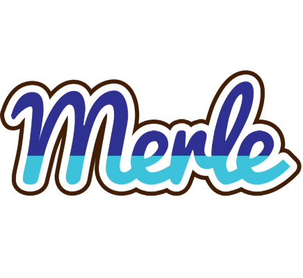 Merle raining logo