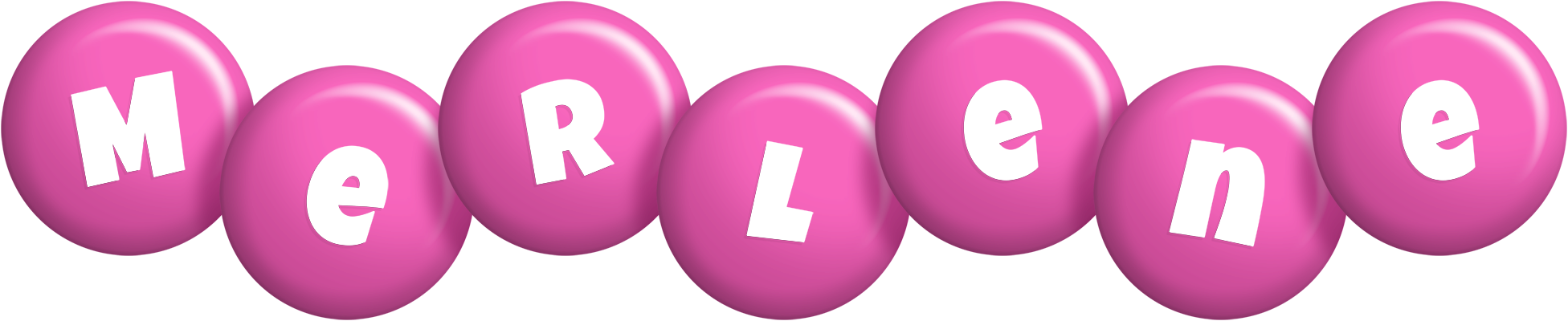 Merlene candy-pink logo