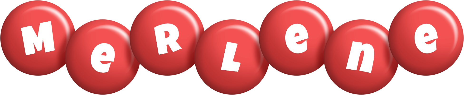 Merlene candy-red logo