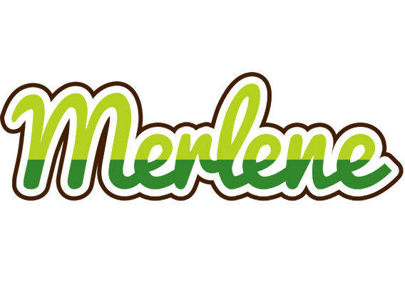 Merlene golfing logo
