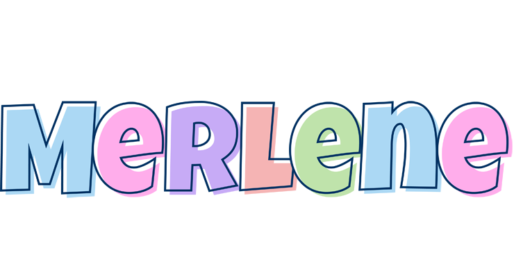 Merlene pastel logo