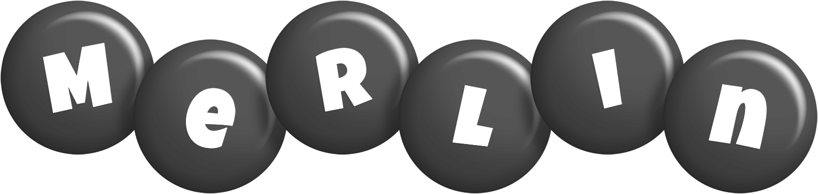 Merlin candy-black logo