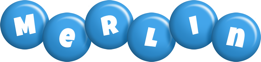 Merlin candy-blue logo