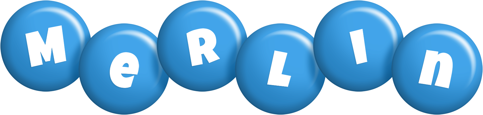 Merlin candy-blue logo
