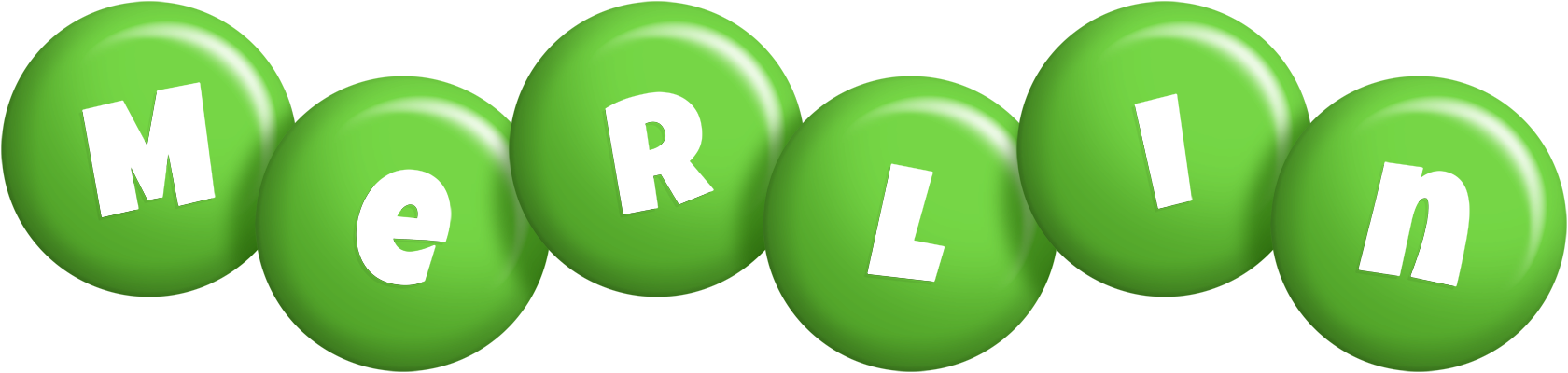 Merlin candy-green logo