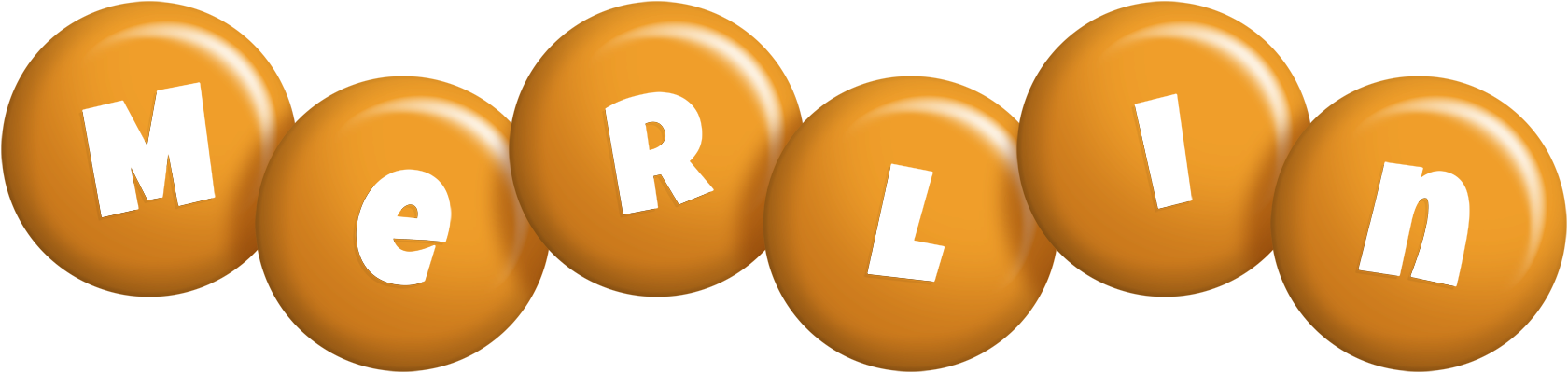 Merlin candy-orange logo