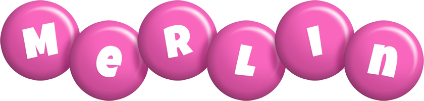 Merlin candy-pink logo