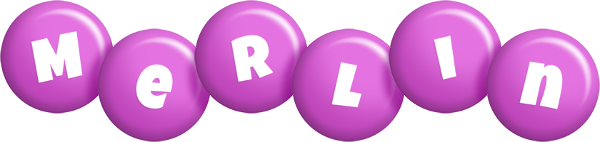 Merlin candy-purple logo