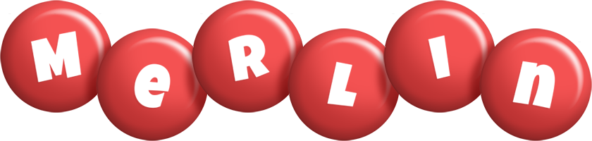 Merlin candy-red logo